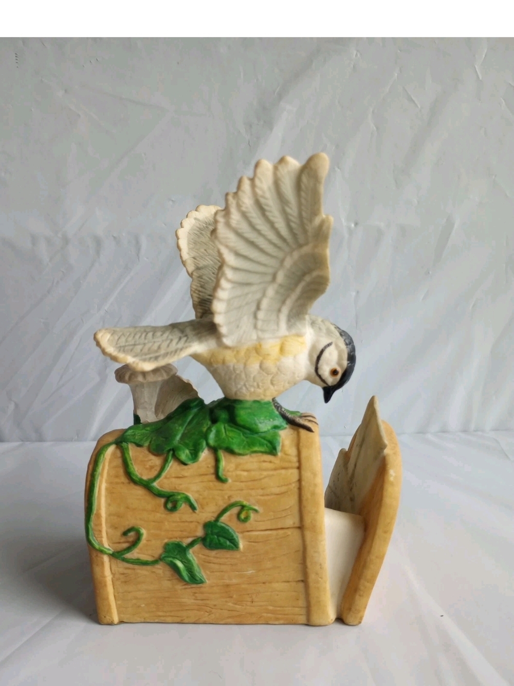 Stratford Masterworks Collection Porcelain Bird And Mail Box Vintage